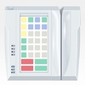 Pos клавиатура Posua LPOS-032-M12 - RS232 Белый